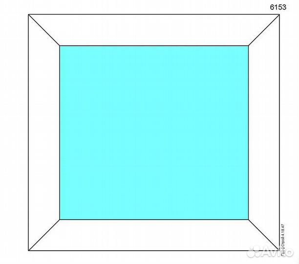 Окно пвх 600x970