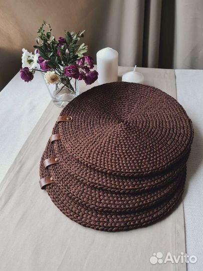 Салфетки сервировочные, подставка под посуду 30см