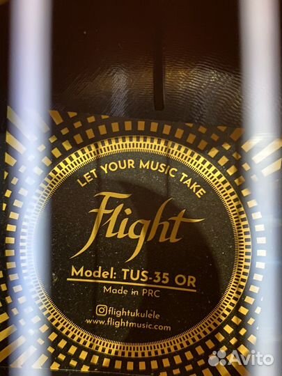 Укулеле flight TUS - 35 OR