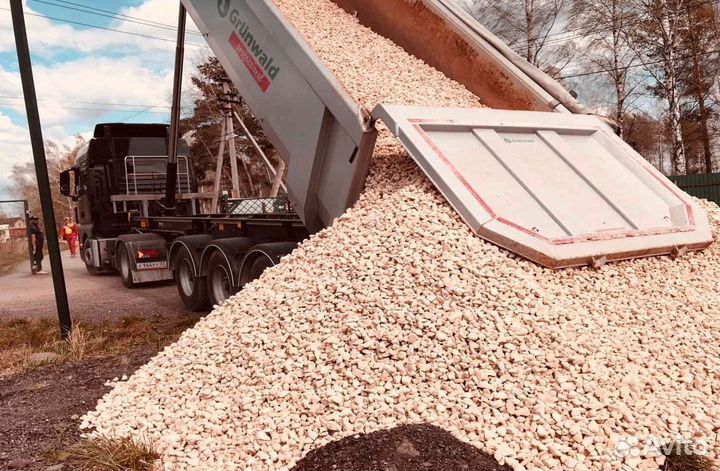 Щебень известняковый с доставкой