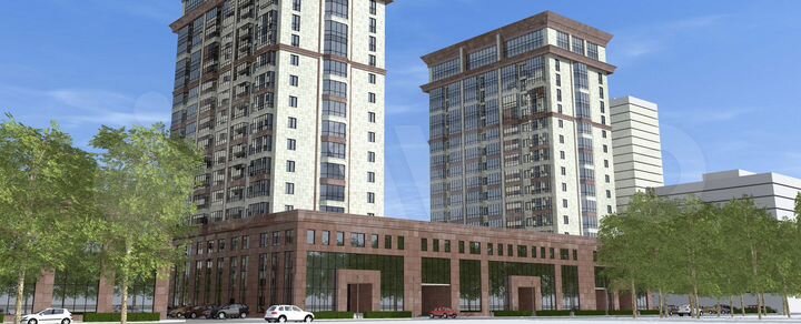 1-к. квартира, 57,5 м², 18/20 эт.