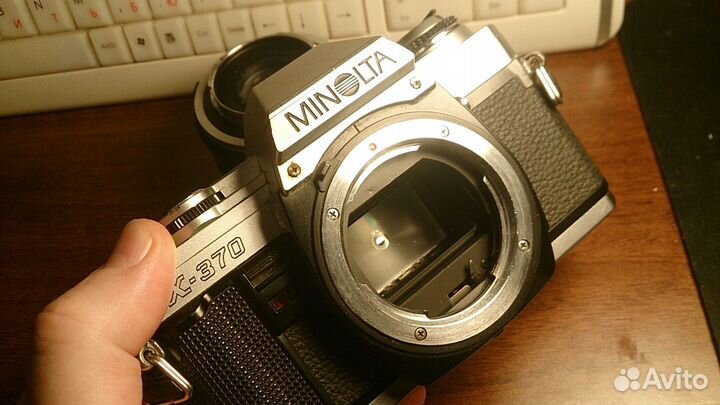 Minolta X370 с объективами и конвертером, комплект