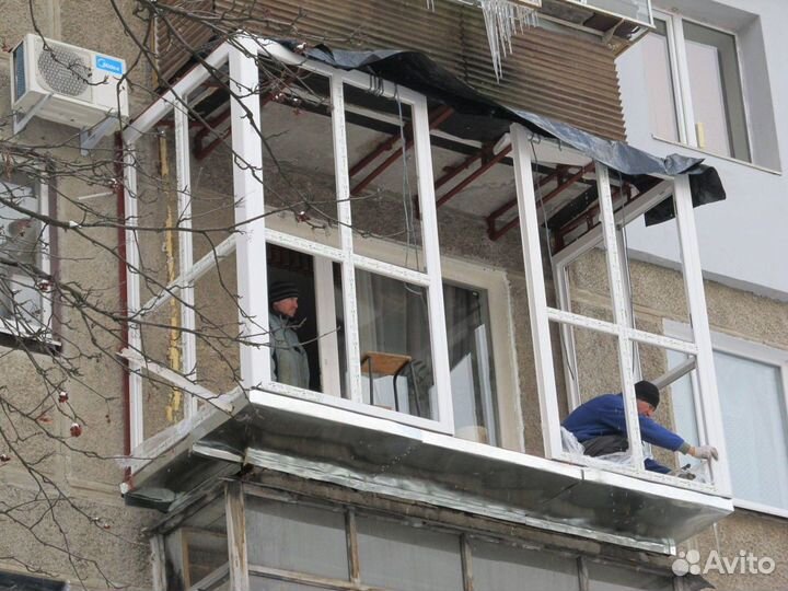 Остекление балконов за 1 день