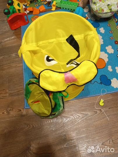 Корзина для игрушек и палатка