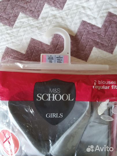 Рубашка школьная фирмы Marks&Spencer