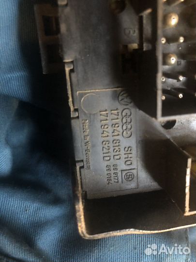 Блок предохранителей volkswagen golf 2