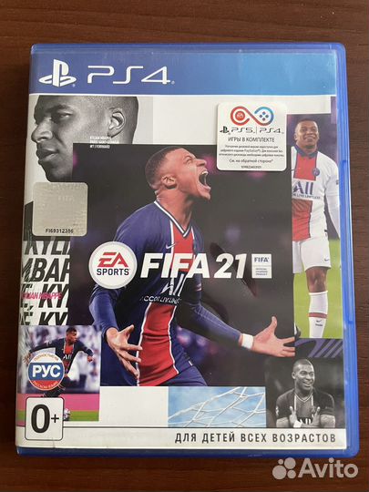 GTA V, Fifa 21 для PS4