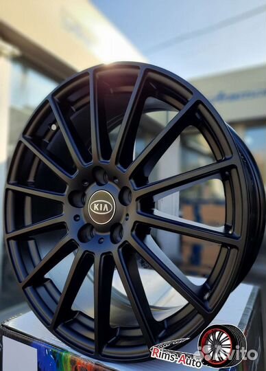 Диски на Kia R18 5x114 чёрный матовый