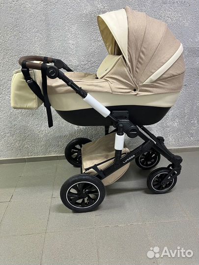 Коляска 2в1 Luxmom 808 бежевый
