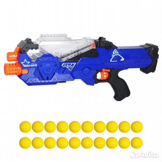 Автомат с мягкими пулями на батарейках Blaze Storm