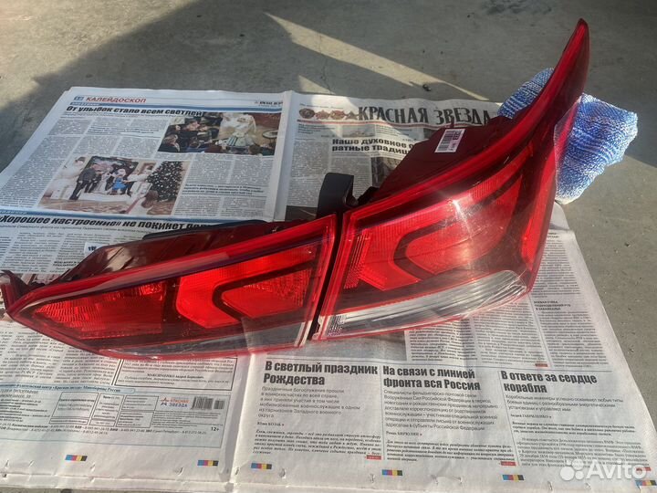 Задняя правая фара hyundai solaris 2