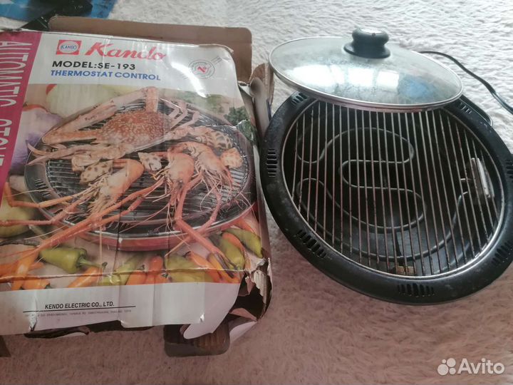 Электро гриль сковорода