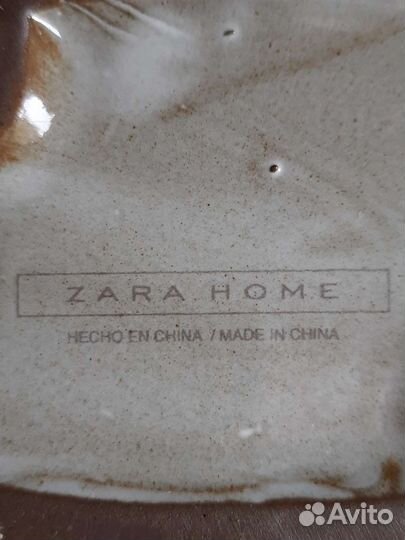 Мыльница керамическая zara home