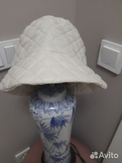Шляпа- панама для осени или зимы на синтепоне