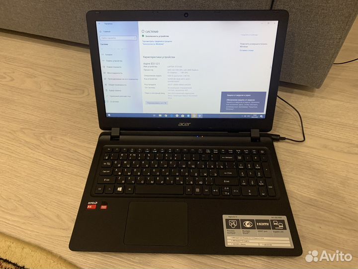 Aspire ES1-523 ноутбук