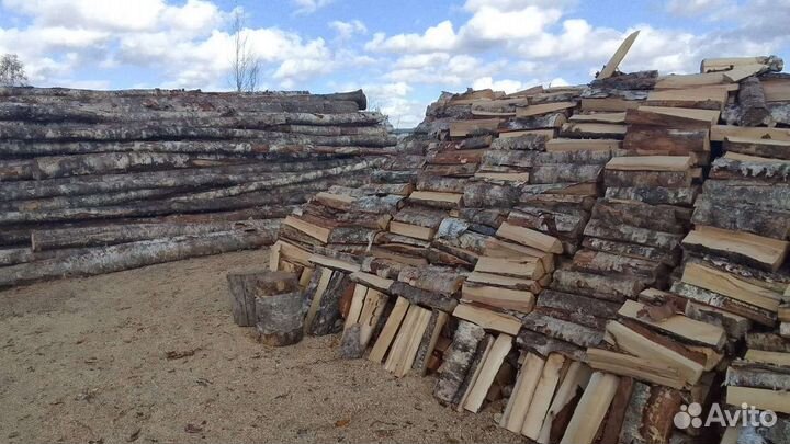 Дрова березовые колотые