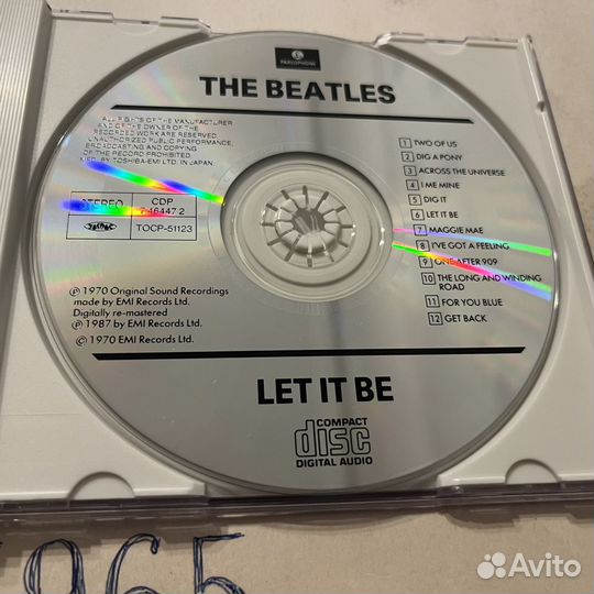 The Beatles – Let IT Be (CD). 1998, Japan, 24 стр