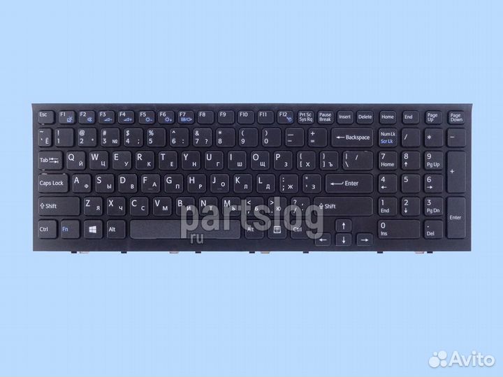 Клавиатура для Sony Vaio VPC-EH Черная С рамкой
