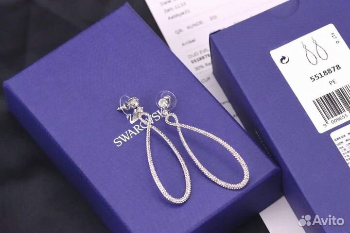 Swarovski серьги