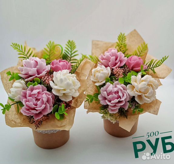 Букеты из мыла ручной работы