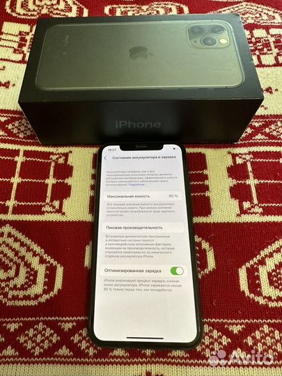 iPhone 11 Pro 64 Midnight Green 95 батарея