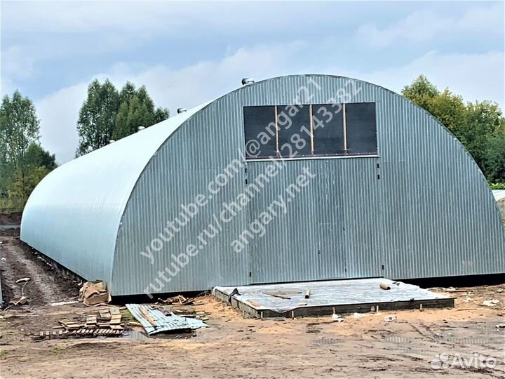 Ангары под ключ 516 m2