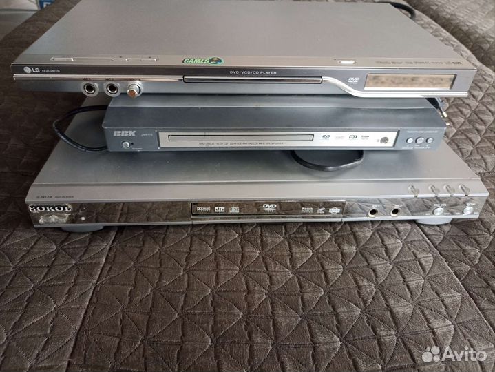 Dvd проигрыватели бу нерабочие на зп. ч