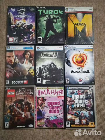 Компьютерные игры диски для пк