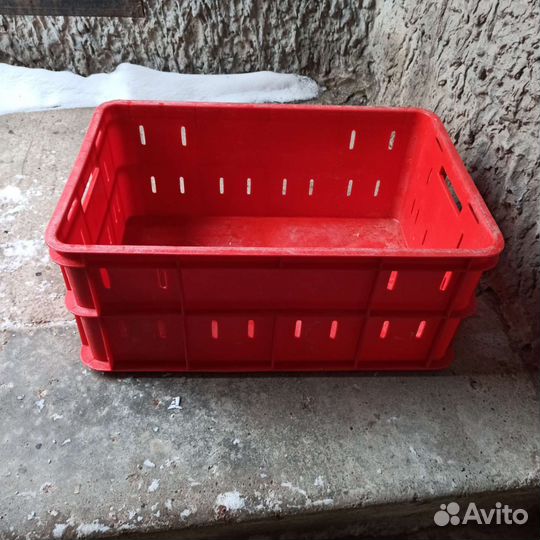 Пластиковые ящики пищевые 60х40х26см