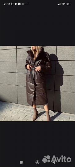 Кожаный плащ