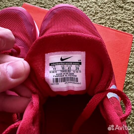 Беговые кроссовки Nike Fitsole мужские 45 размер