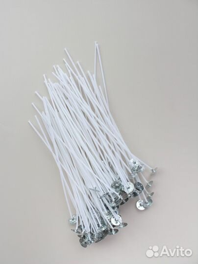 Фитиль для свечей хлопковый 15см