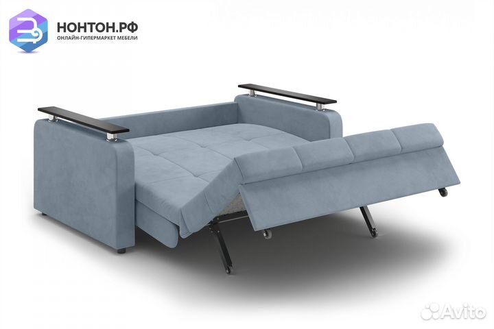 Диван аккордеон Остин светло-серый