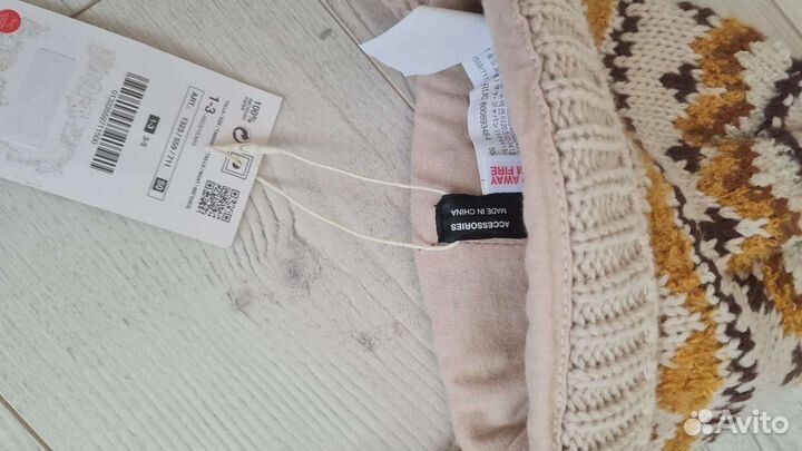 Zara шапка детская новая