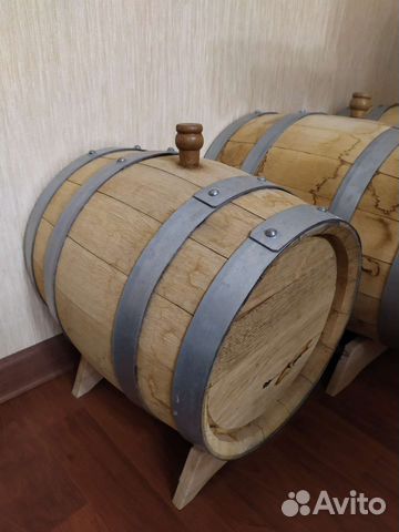 Бочка деревянная, дубовая