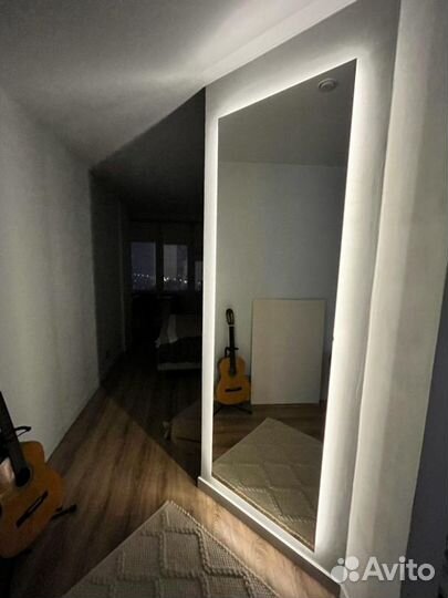 Зеркало с парящей подсветкой 150х50см