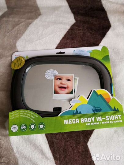 Brica munchkin зеркало контроля ребёнка в машине