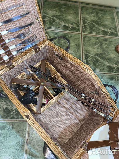 Корзина плетеная для пикника