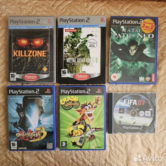 Игры для консоли Sony Playstation 2 PS2 (Лицензия)