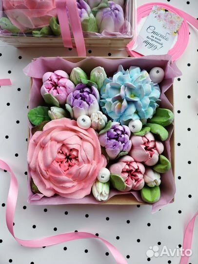 Букет из зефира. Подарок воспитателю/учителю