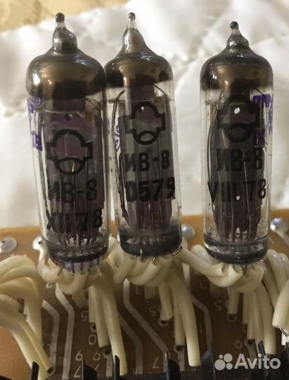 Радиолампа ин12А/Б демонтаж