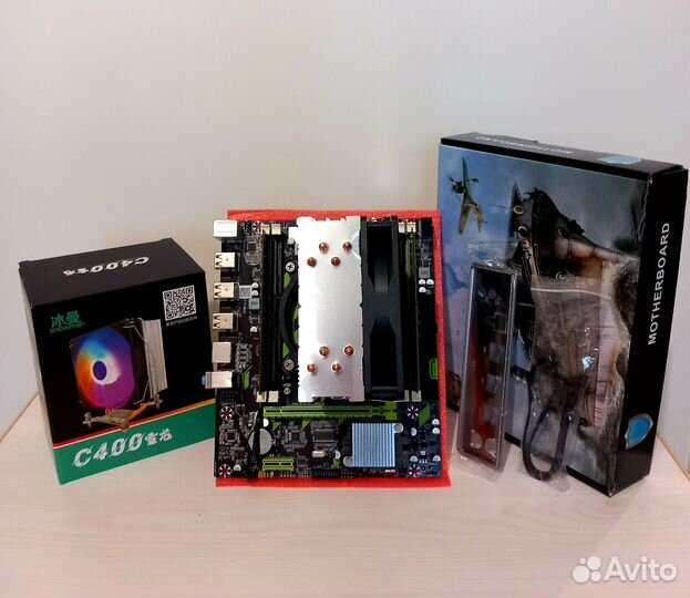 Комплект x79,2689,16gb ddr3,куллер