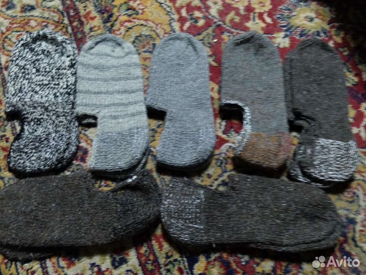 Следики, носки, ручной вязки