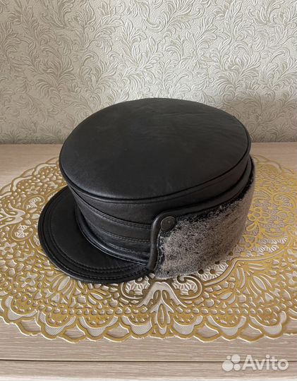 Кепка Кожаная