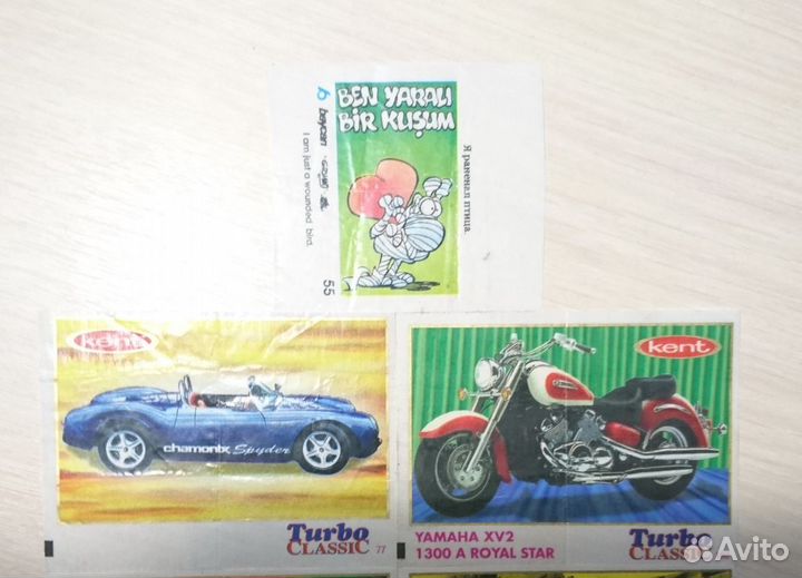Вкладыши Turbo из 90-х годов (одним лотом)