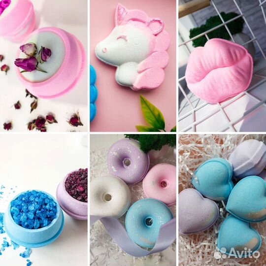 Бомбочки для ванны, ручной работы
