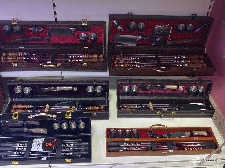 Шашлычные наборы,шампуры