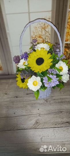 Букет из мыла ручной работы