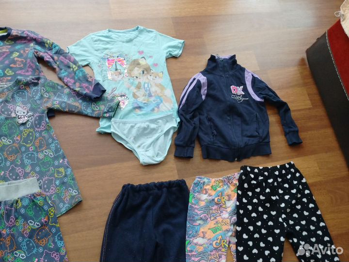 Вещи пакетом на девочку 110 116