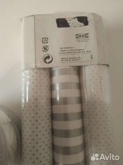 Упаковочная бумага для подарков. икеа